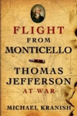 Image of flight from monticello thomas jefferson at war