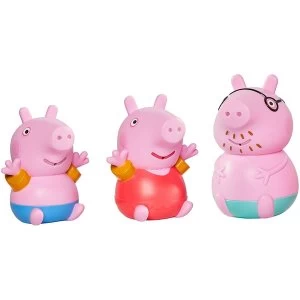 image of Daddy Pig & Peppa & George (Peppa Pig) Bath Squirters