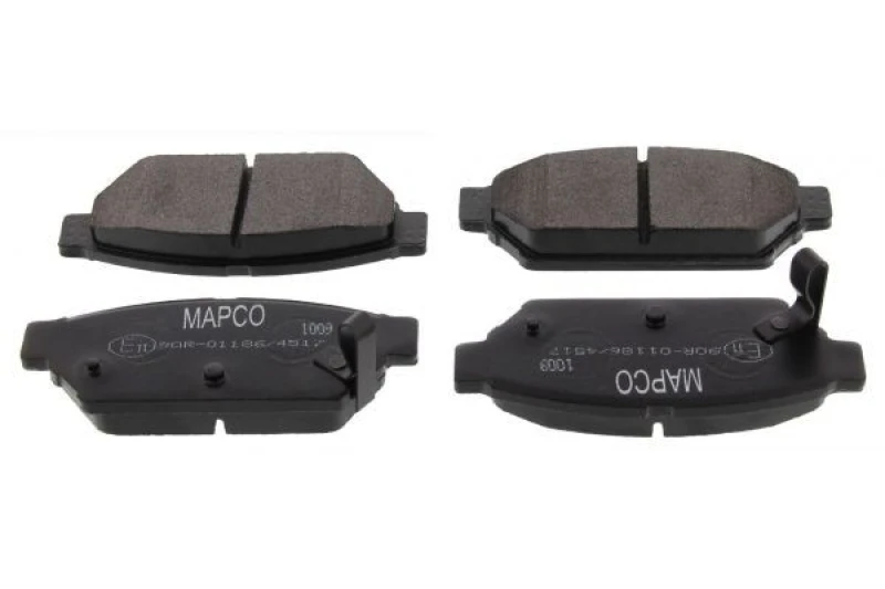 Image of MAPCO 6229 Brake pad set Rear Axle, with acoustic wear warning Brake Pad Set,disc brake (402)