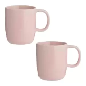 image of Typhoon Cafe Concept Set Of 2 Mugs 350Ml - Pink