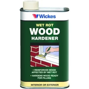 image of Wickes Wet Rot Wood Hardener - 500ml