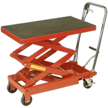 image of Sealey HPT400H High Lift Hydraulic Platform Truck 400Kg