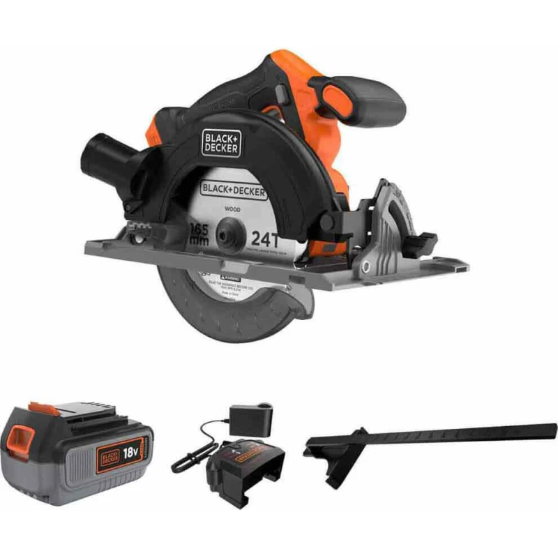 Image of Black and Decker BLCCS78 18v Cordless Brushless Circular Saw 165mm 1 x 4ah Li-ion Charger No Case BLCCS78M1