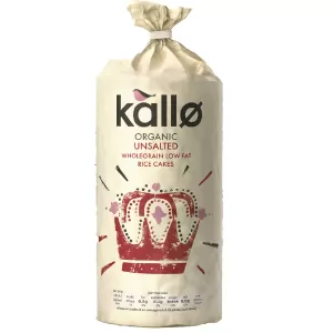 image of KALLO FOODS - Organic Rice Cakes Unsalted