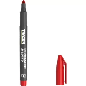 Image of Tracer Permenent Construction Marker Red (1 Pack)