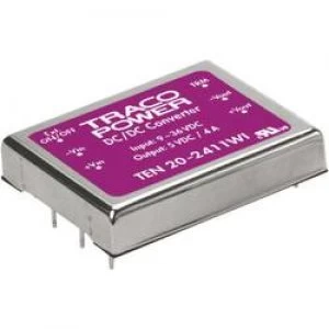 Image of DCDC converter print TracoPower TEN 20 2411WI 24 Vdc 5 Vdc