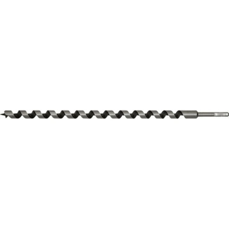 Image of Loops 22 x 600mm Hardened Auger Wood Drill Bit - Hexagonal Shank - Woodwork Timber Multi