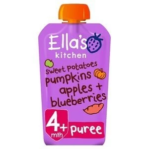 Ella's Kitchen Organic Sweet Potato, Pumpkin & App 4m+ 120g