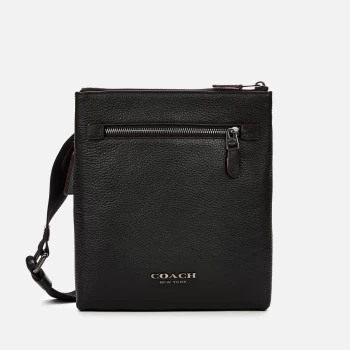 Image of Coach Mens Metropolitan Soft Small Messenger Bag - Black