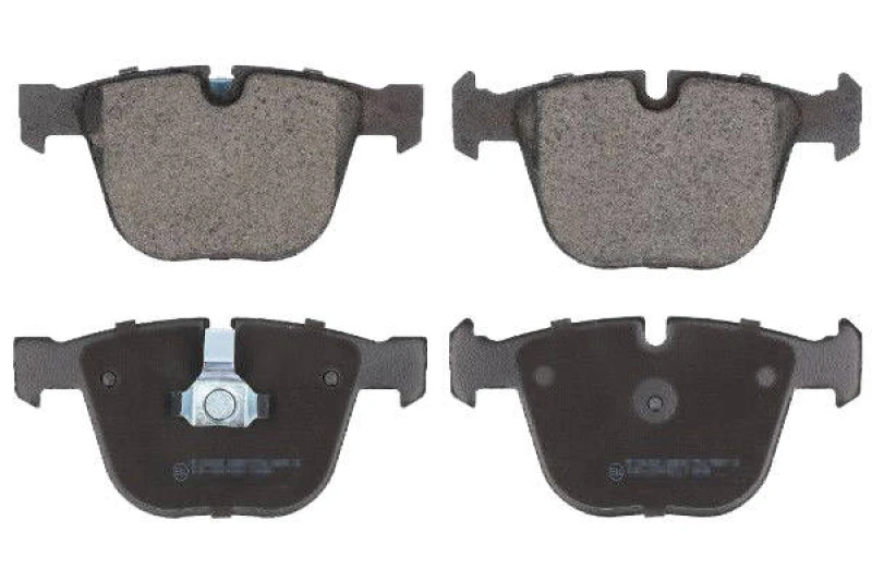 Image of SWAG 20 91 6467 Brake pad set Rear Axle, prepared for wear warning indicator, with piston clip Brake Pad Set,disc brake (402)