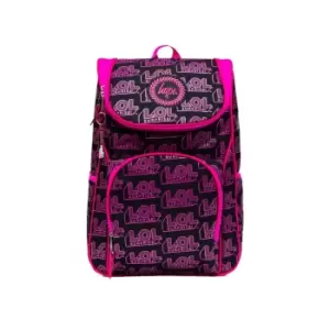 image of Hype Logo LOL Surprise Backpack (One Size) (Black/Bright Pink)