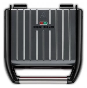 Image of George Foreman Medium Grey Steel Grill 25041