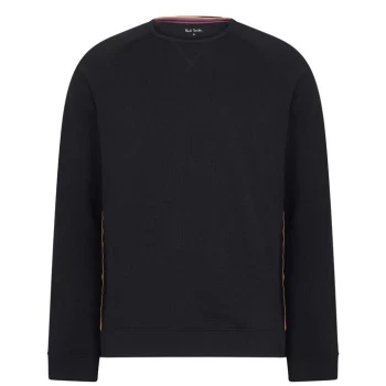 Image of Paul Smith Underwear Fleece Crew Sweatshirt - Black