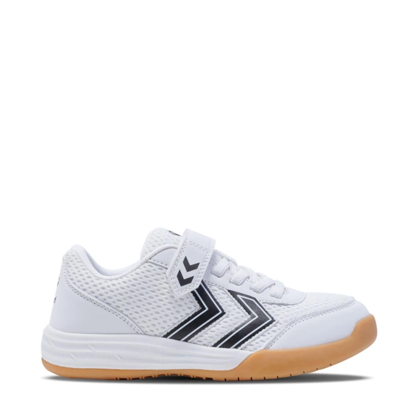Image of Hummel Kids Multiplay Handball Trainers White/Black male C8 (26)