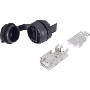 Image of Weidmueller 1018820000-1 IE-FCM-RJ45-FJ-B RJ45 Socket, built-in