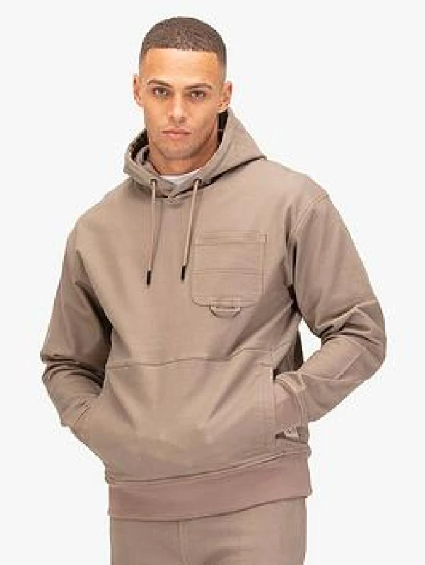 Image of Luke 1977 Luke 1977 Men Miter Carpenter Overhead Hoodie in Brown Size: 3X-Large Brown XXXL Male 5063494090211