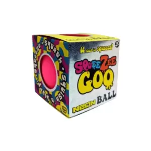 Image of Squeezee Goo Neon Squish Ball - Childrens Toys & Birthday Present Ideas Sensory Toys - New & In Stock at PoundToy
