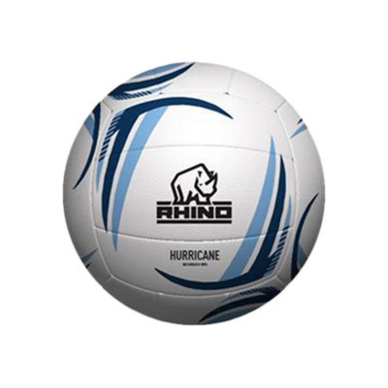 Image of Rhino Hurricane Netball White/blue/black (5)