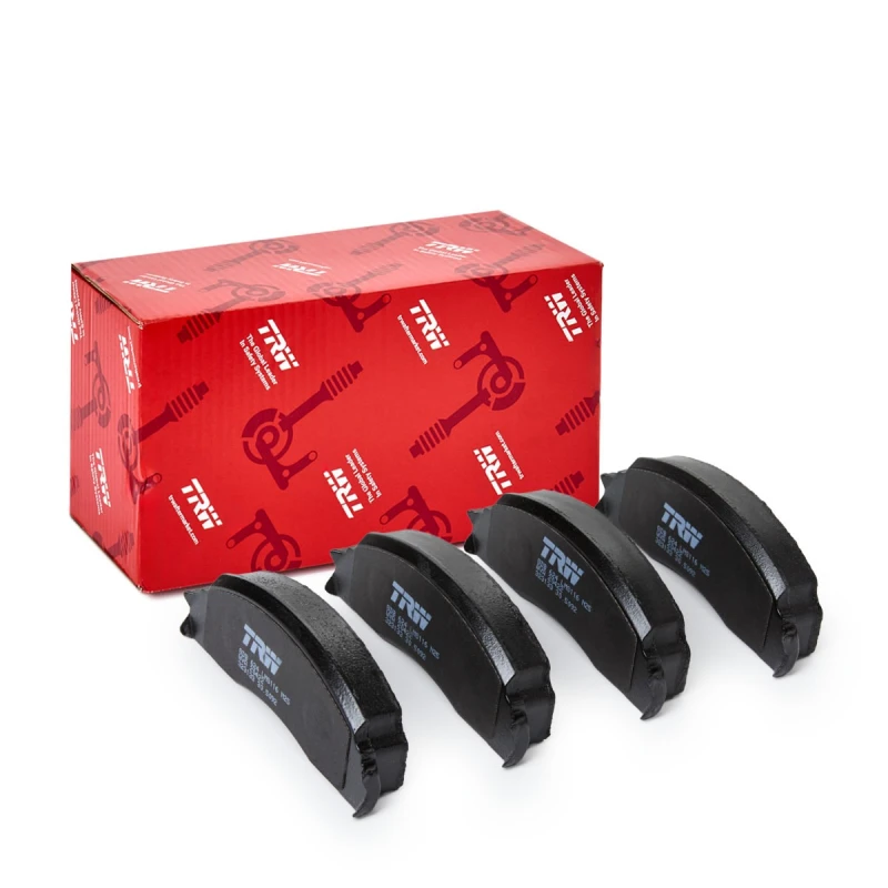 Image of TRW GDB624 Brake pad set not prepared for wear warning indicator Brake Pad Set,disc brake (402)