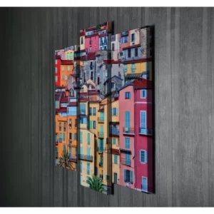 Image of UC010 Multicolor Decorative Canvas Painting (3 Pieces)
