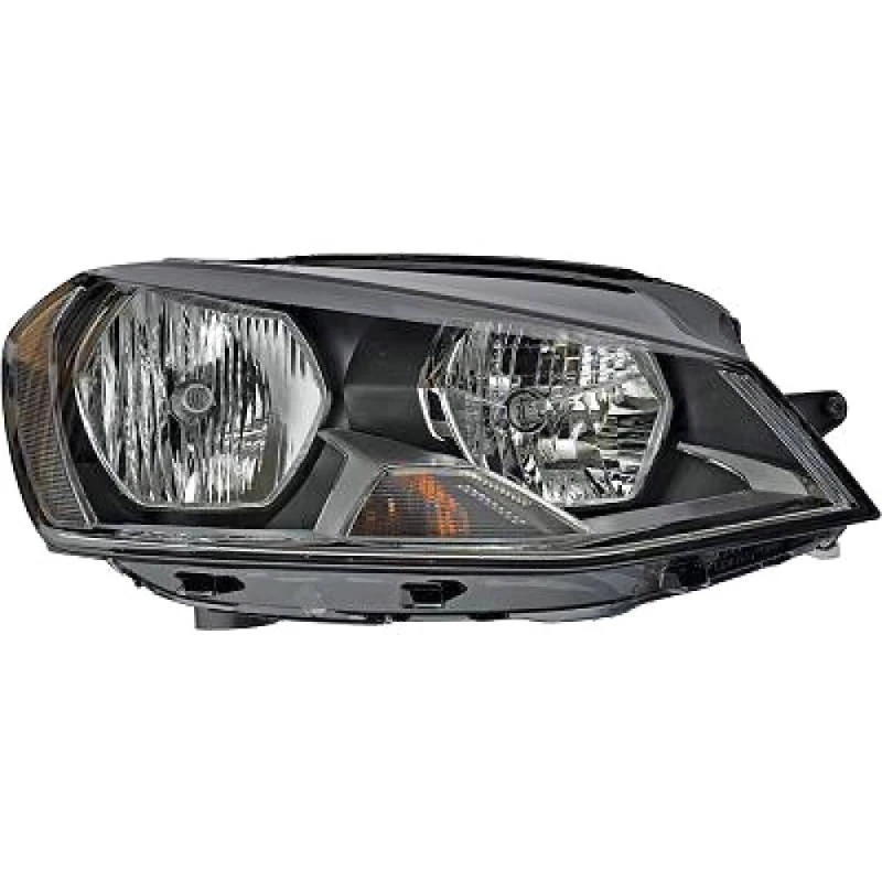 Image of DIEDERICHS 2216080 Headlights H7/H7, Right, with motor for headlamp levelling Headlight (259)