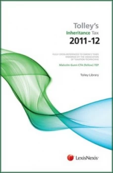 Image of Tolleys Inheritance Tax 2011-12 by Rebecca Benneyworth Book