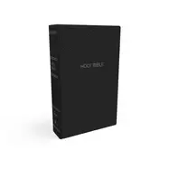 Image of nkjv gift and award bible leather look Black red letter comfort print holy