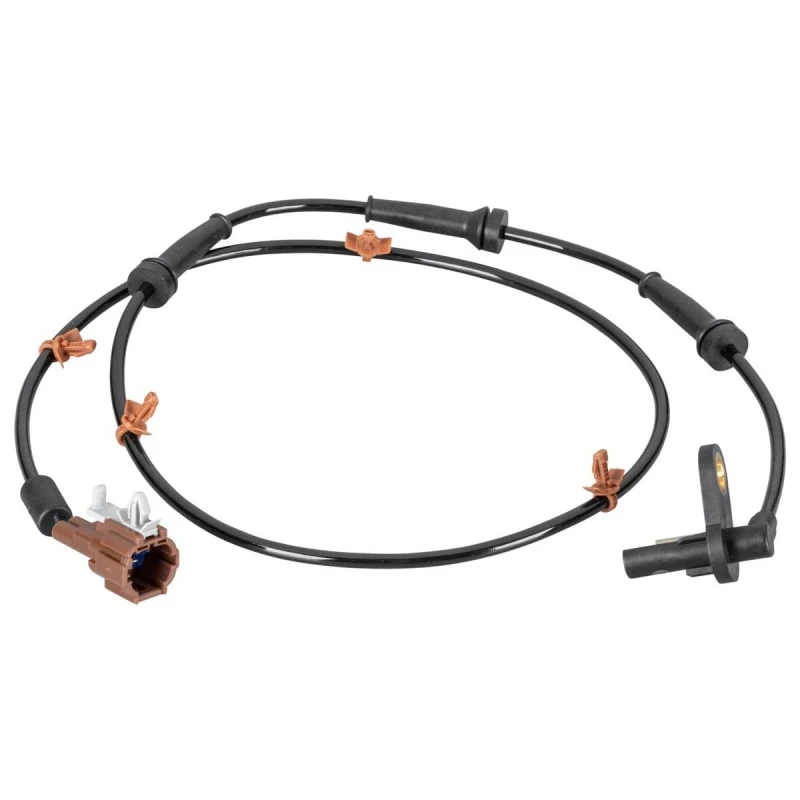 Image of HELLA 6PU 012 806-741 ABS Sensor Rear Axle, with fastening material Sensor,wheel speed (412)