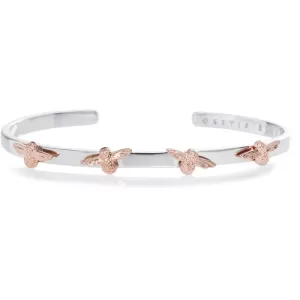 Image of Ladies Olivia Burton Silver Plated 3D Bee Bangle OBJ16AMB59