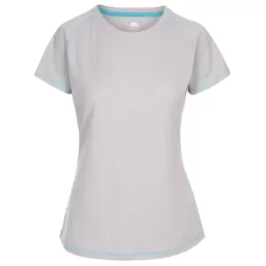 Image of Trespass Womens/Ladies Viktoria Active T-Shirt (3XL) (Platinum)
