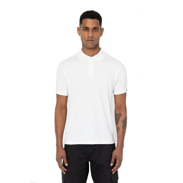 Image of Dickies Mens Everday Polyester Workwear Polo Shirt XL - Chest 46-48' White DIC050-WHITE-XL