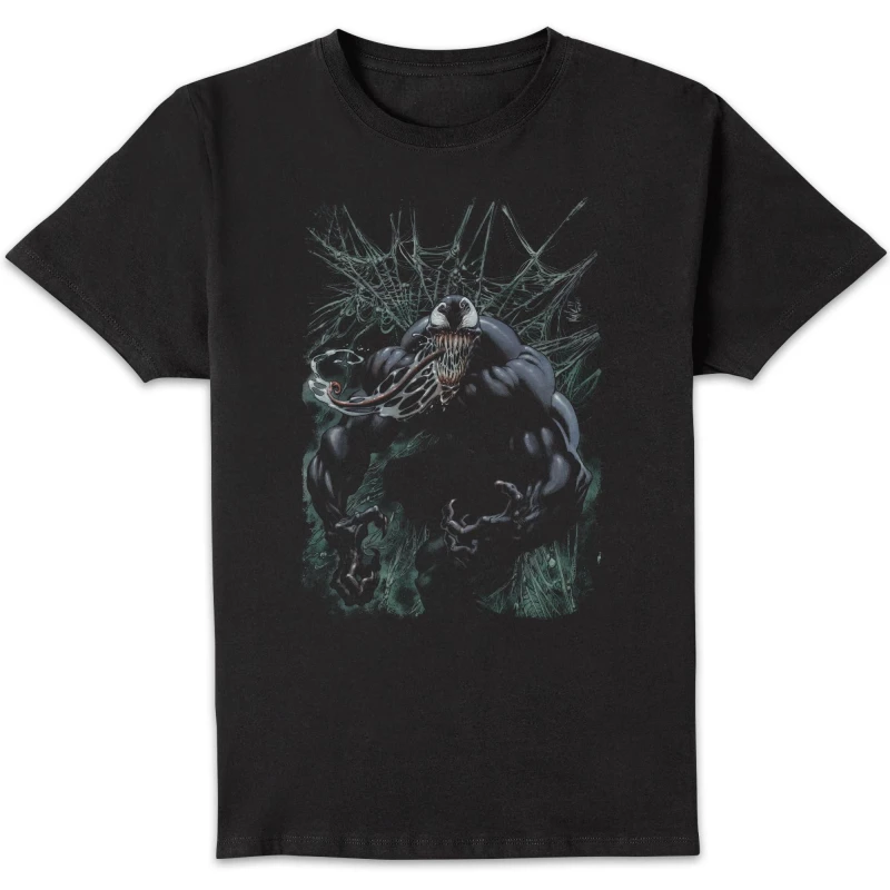 Image of Marvel Marvel Official Sinister Venom Pose T-Shirt - Black Size: 2X-large Black XXL Unisex 5063721106470