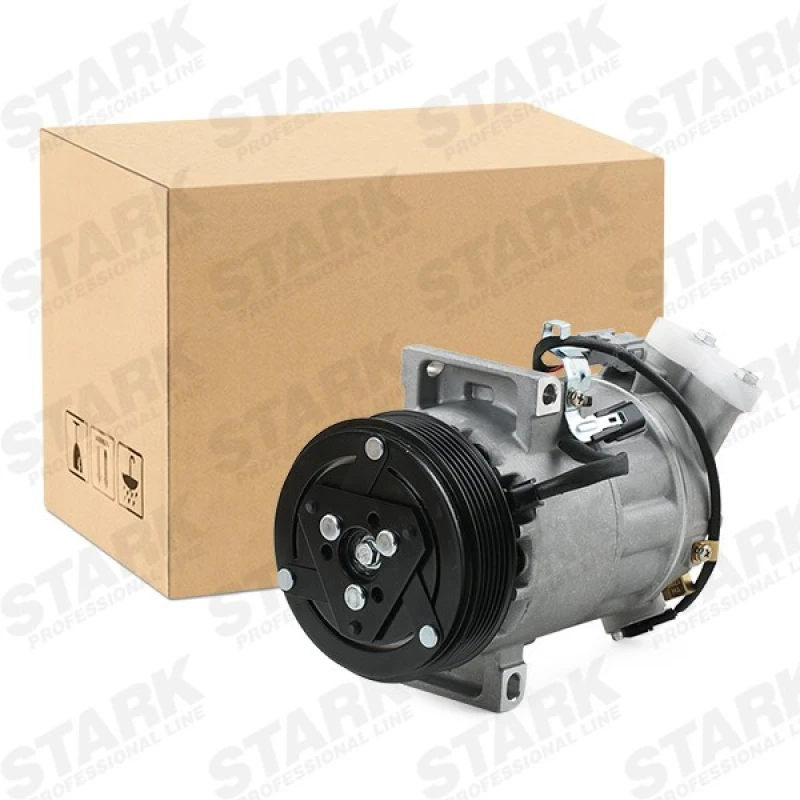 Image of STARK SKKM-0340166 AC Compressor PAG 46, Refrigerant: R134a Compressor,air conditioning (447)