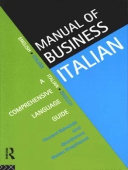 Image of Manual of Business Italian by Vincent Edwards Book