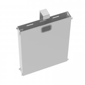 Image of Adapt II mass vertical cable riser for intermediate bench Leg - Silver