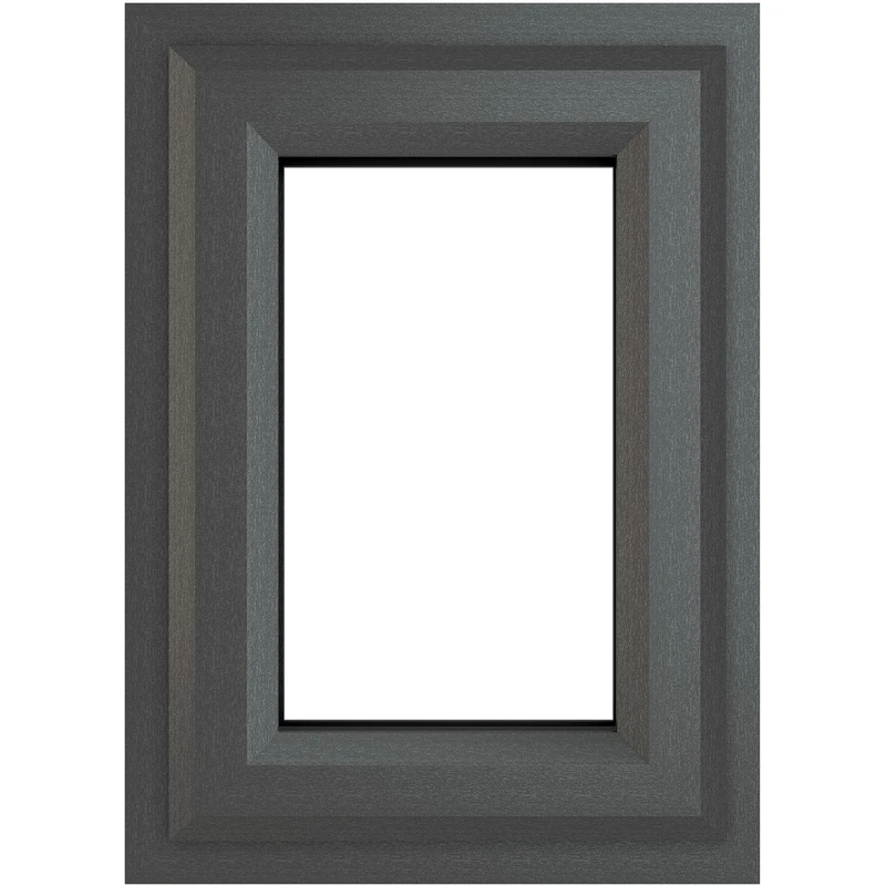 Image of Crystal Triple Glazed Window Grey/White Top 440 X 610Mm Clear 3GRYWHTG440610