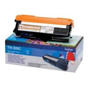 Image of Brother TN328 Cyan Laser Toner Ink Cartridge