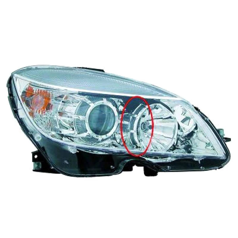 Image of DIEDERICHS 1672080 Headlights H7/H7, Right, with motor for headlamp levelling, Halogen Headlight (259)