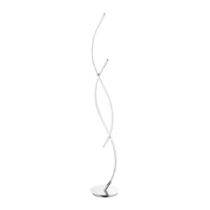 Image of Ellis Integrated LED Floor Lamp Chrome