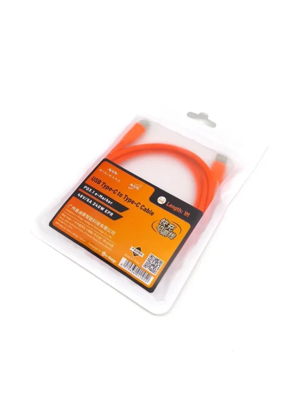 Image of Original Miniware PD3.1 240W USB Typc C to Typc C Cable 5A Fast Charging Cable for TS101 MHP50 Smart Phone 1 Metre Hight Quality