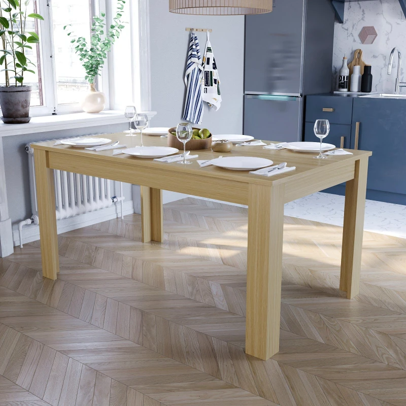 Image of Lassic Vida Designs Medina 6 Seater Dining Table Oak unisex 6 Seater