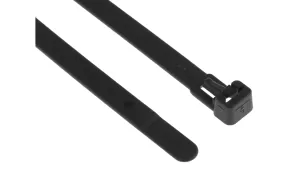 Image of HellermannTyton 138-00027 UB160C-B-PA66-BK Cable tie 160 mm 4.60 mm Black 100 pc(s)