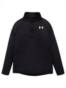 Image of Urban Armor Gear Boys Tech 2.0 1/2 Zip, Black/White, Size 13 Years