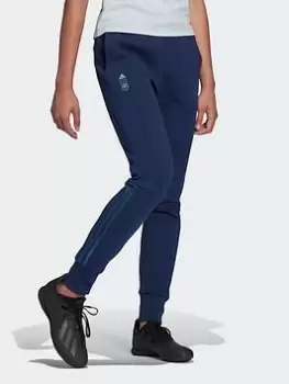 Image of adidas Spain Travel Tracksuit Bottoms, Dark Blue Size M Women