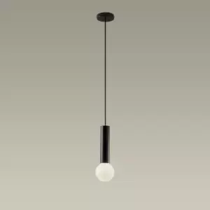 image of Mist Bathroom Ceiling Simple Pendant Light Metallic Black E14