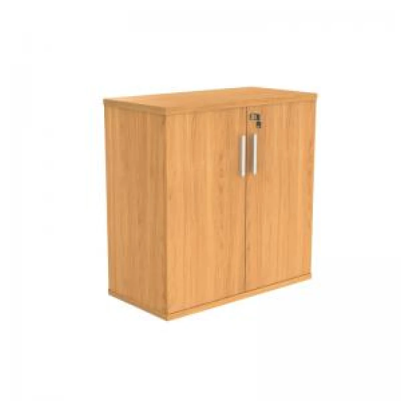 Image of Astin 2 Door Cupboard Lockable 800x400x816mm Norwegian Beech KF823896
