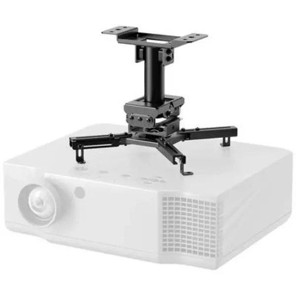 image of Neomounts CL25-530BL1 Projector ceiling mount Roof suspension bracket, Swivelling/tiltable, Swivelling Black