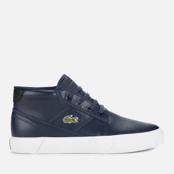 Image of Lacoste Mens Gripshot Chukka 03211 Leather Boots - Navy - UK 10