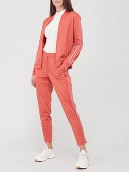 Image of Adidas 3 Stripe Tracksuit - Red