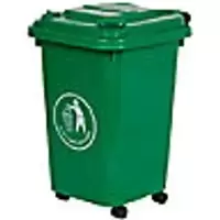 Image of GPC Green Wheeled Bin, 30L